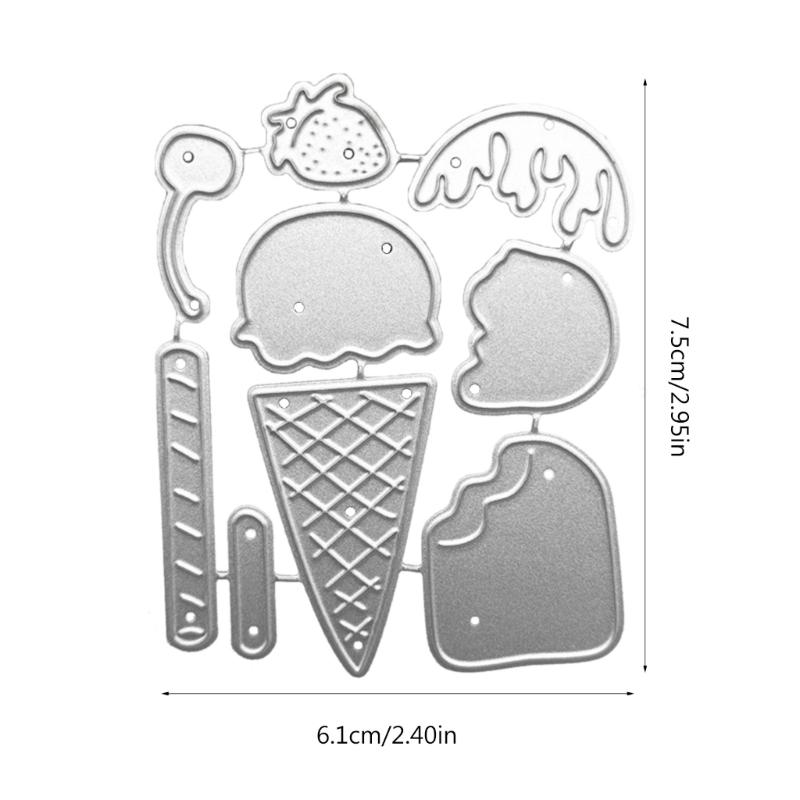 Die Metall-Stanzform Eiscreme-Form für DIY-Scrapbooking Thema Einladung