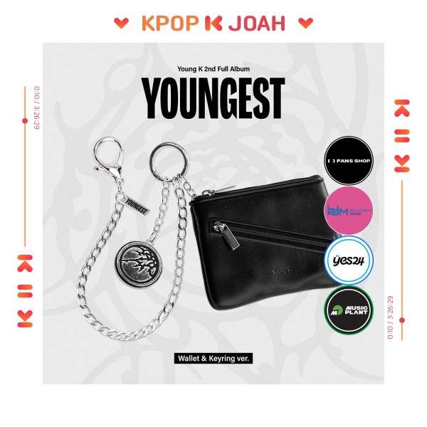 [POB] Young K (DAY6) [YOUNGEST] 2nd Full Album (Wallet & Keyring Ver.)