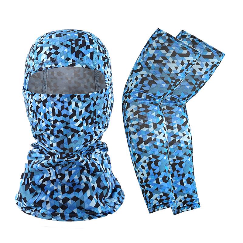 Outdoor Sun Protection Ice Silk Sleeves & Breathable Multi-Functional Cycling Face Mask Headband