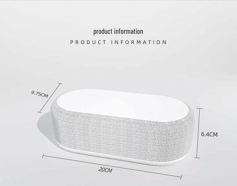 Colorful Light Bluetooth Wireless Charger with Alarm Clock