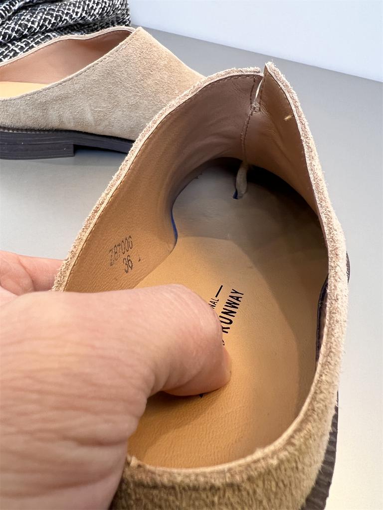 Fashion Bailamos Women Split Toe Slippers Tabi Ninja Slip On Flats Round Toe Shallow Lazy Boat Slingback Mules Shoes British Loafers