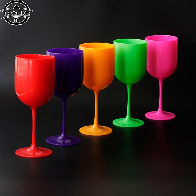 Reusable Champagne Flutes Glasses PP Plastic Wine Glasses Dishwasher-safe Champagne Glass Wine Party Supplies