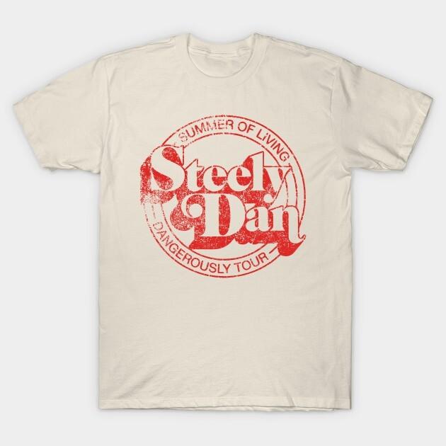 Retro Grunge-Style Steely Dan T-Shirt Tops tees Men's Women's Short Sleeve All Sizes S to 4XL