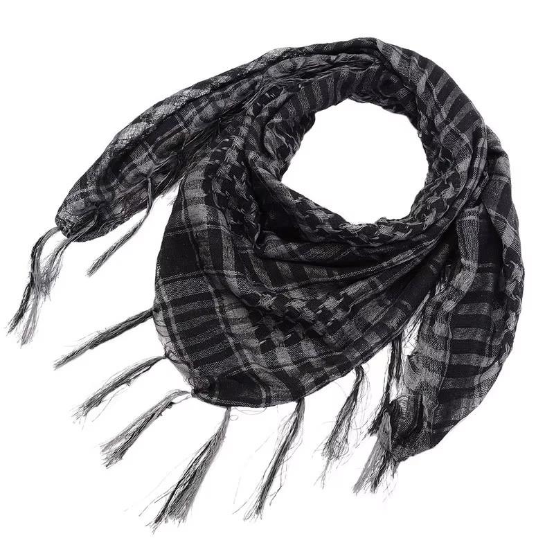 

123Pcs Arabic Scarf Large Arab Shemagh Headscarf With Tassel Costume Desert Scarf Head Neck Scarf For Men Women New Scarf Wrap
