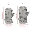 4-8 Years Waterproof Children Skiing Gloves Velvet Liner Warm Winter Warm Gloves Dinosaur Print Windproof Mittens for Girls Boys