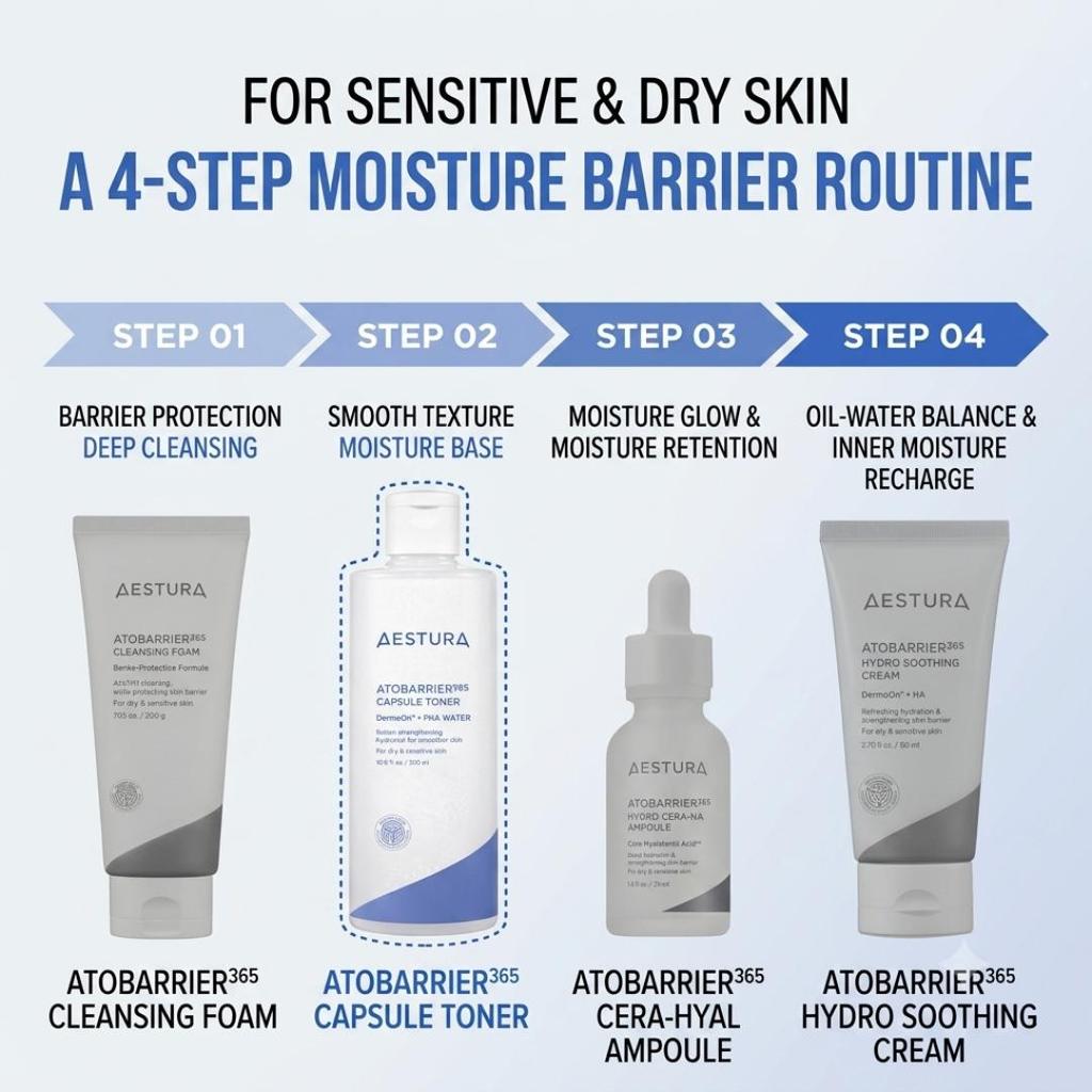 AESTURA Atobarrier 365 Capsule Toner Moisture Barrier Hydrating 300ml