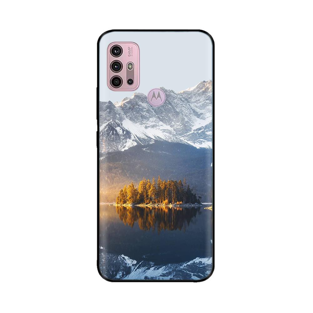 For Motorola Moto G20 Case XT2128-1 XT2128-2 Cover Cute Cartoon Painted Soft Silicone Phone Case For Moto G10 G30 G20 G60 Capa