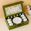 Tulip Ceramic Bowl & Plate Set - Wedding Favors & Client Appreciation Gift Box