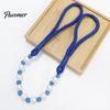 Non-damaging Curtain Holders 2Pcs Tiebacks with Pearls, Handmade Decorative Holdbacks Rope, Outdoor Farmhouse Elegant Tie Backs for Curtains,