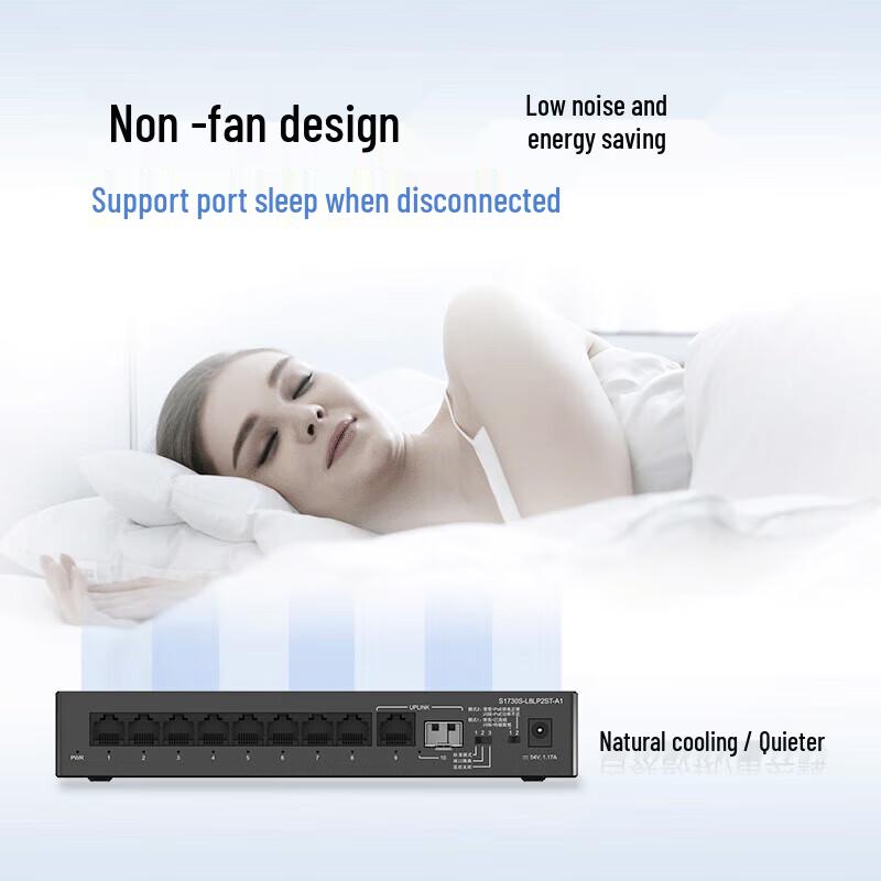 

Huawei S1730S Series 8-Port Gigabit PoE Switch
