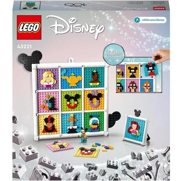LEGO Disney 43221 100 Jahre ikonischer Disney-Zeichentrickfilme
