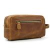 Cowhide Toiletry Bag Men Leather Cosmetic Bag Man Woman Wash Bag Storage Bags Genuine Leather Handbag For Make Up Dopp Kit Male