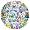 50PCS Underwater World In a Jar Stickers DIY Phone Guitar Laptop Notebook Suitcase Cup Waterproof Decals Sticker