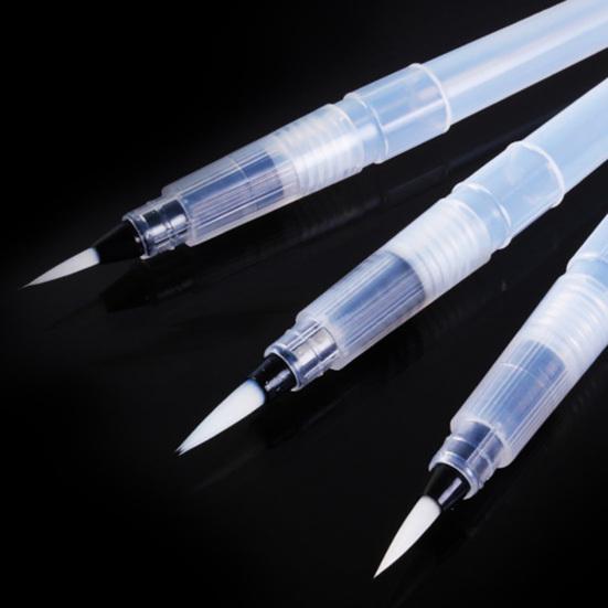 Pen Smooth Stronger Bristles Larger Water Capacity Powdered Pigment Watercolor Pen for Drawing