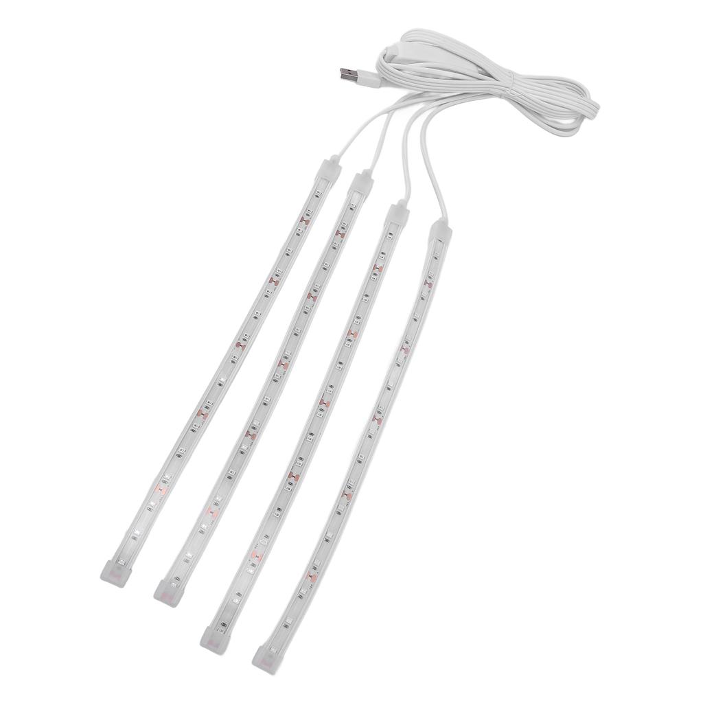 LED Grow Light Strips 4 Brightness Levels Indoor Plants Grow Lights Cabinet Grow Lamp with 72 Light Chips for Flower