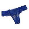 Dámské Tanga Květinové Výšivka Průhledné Krajkové Kalhotky Dekor s mašlí Nízký pas Elastické Svatební Noční Ložnice Dámské spodky