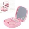Contact Lens Case Travel Size Eye Colored Contacts Lenses Applicator Remover Tool Kit with Mirror Bottle