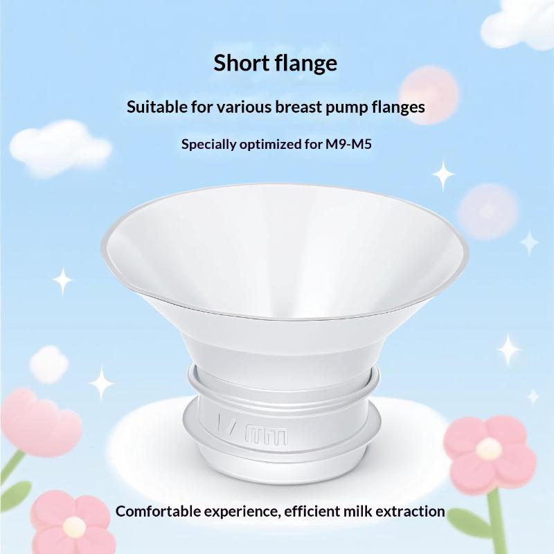 Multiple Size Silicone Flange Adapter for Breast Pumps 13/15/17/19/21mm User-Friendly for New Moms