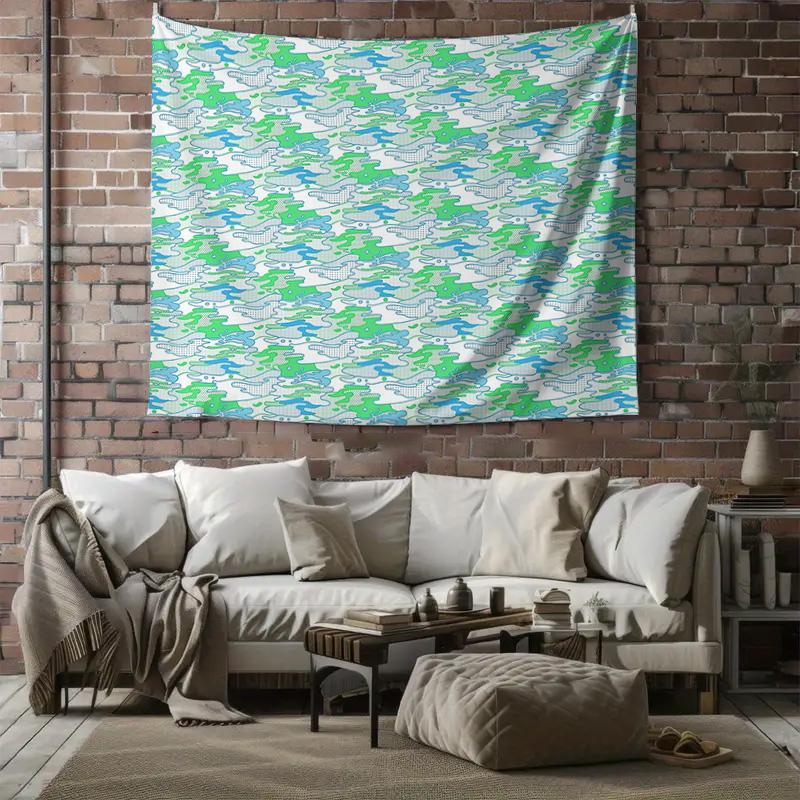 Boho Wall Tapestry Nature Forest Greenery Botanical Wall Hanging Room Decor Aesthetic Dorm Wall Art Home Decor Living Room Bedro