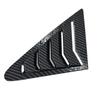 For Nissan Tiida Hatchback 2005-2010 Car Front Triangle Window Louver Side Shutter Blind Shades Cover Trim Sticker Vent Carbon