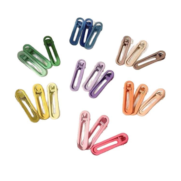 Girly Candy Color Duckbill Hair Clip - No-Trace, No-Damage, Flyaway Tamer