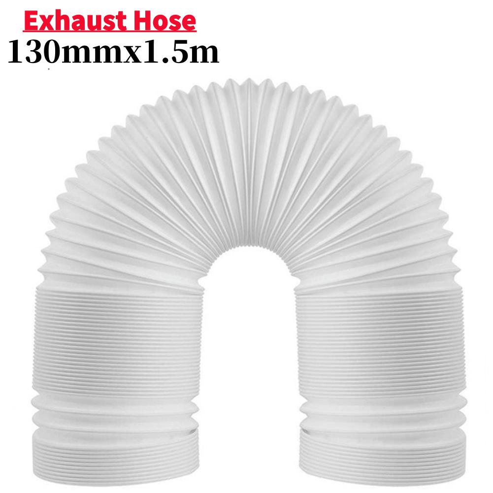 130/150mm Universellt Kanalförlängningsrör Extra Långt Luftkonditioneringsrör Kanalförlängning Avgasrör För Mobil Luftkonditionering