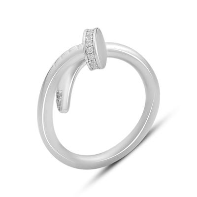 Inel de argint cu zirconiu cubic, greutate produs 4,14 g (2175421)
