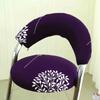 Split Low Back Chair Cover Corn Velvet Solid Color Simple Elastic Modern Home Decor Chair Dust Protect Cover Office Stool Covers
