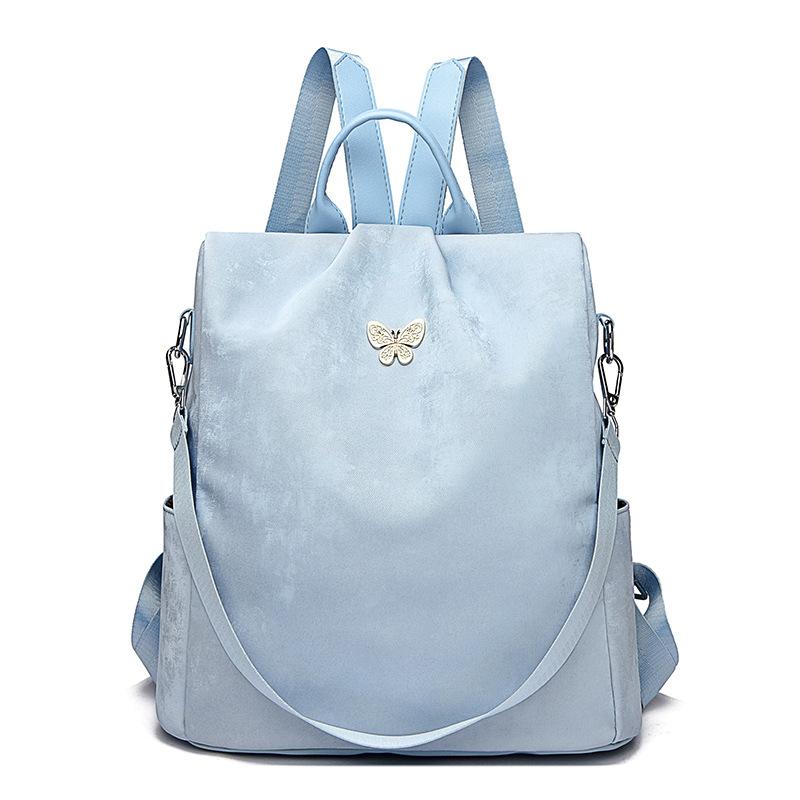 Multi-functional Backpack Simple All-in-one Waterproof Anti-theft Bag Large Capacity Nylon Schoolbag