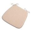 Modern Style Solid Color Cotton Linen Chair Cushion with Ties for Dining Chairs Kitchen Dining Chair Pad Cojines Decorativos
