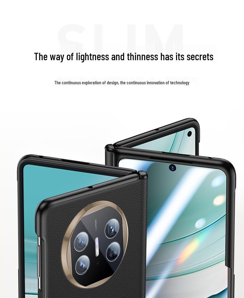 Huawei Mate X5 Echtleder-Faltetui - Collector's Edition