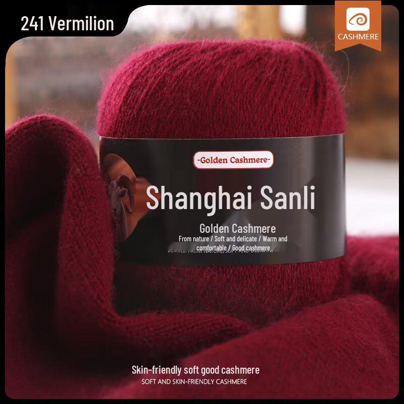 Shanghai Sanli Kaschmirgarn: Wolle für Handstricken, Pullover, Mützen, Schals und Babyartikel