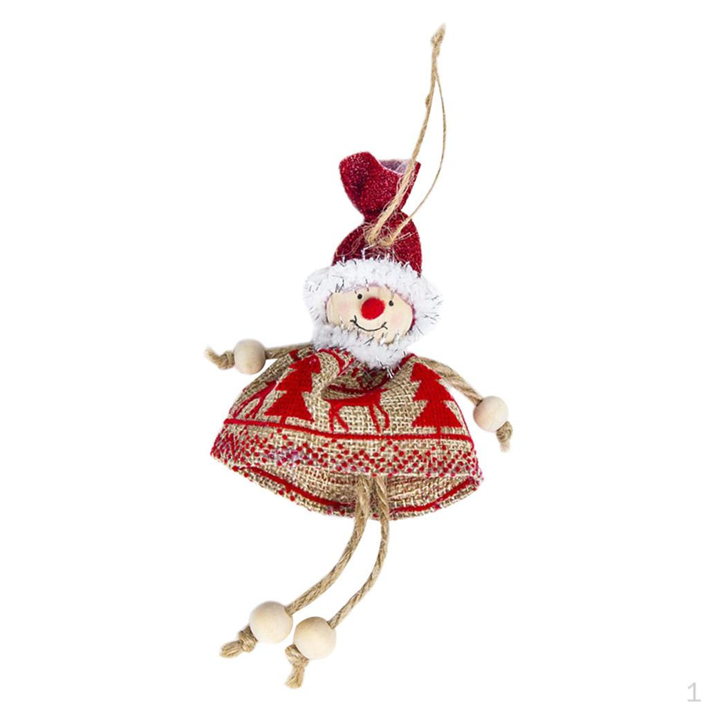 

/Snowman/Angel Doll Toy Pendant Ornament червоний