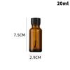 Transparent Glass Nail Polish Bottles Empty Refillable with Brush for Essential Oils and Home ManicureHot Sale
