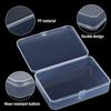 15pcs Clear Plastic Storage Containers with Lids Business Cards & Craft Supplies Bead Storage Containers Storage Containers for Crafts