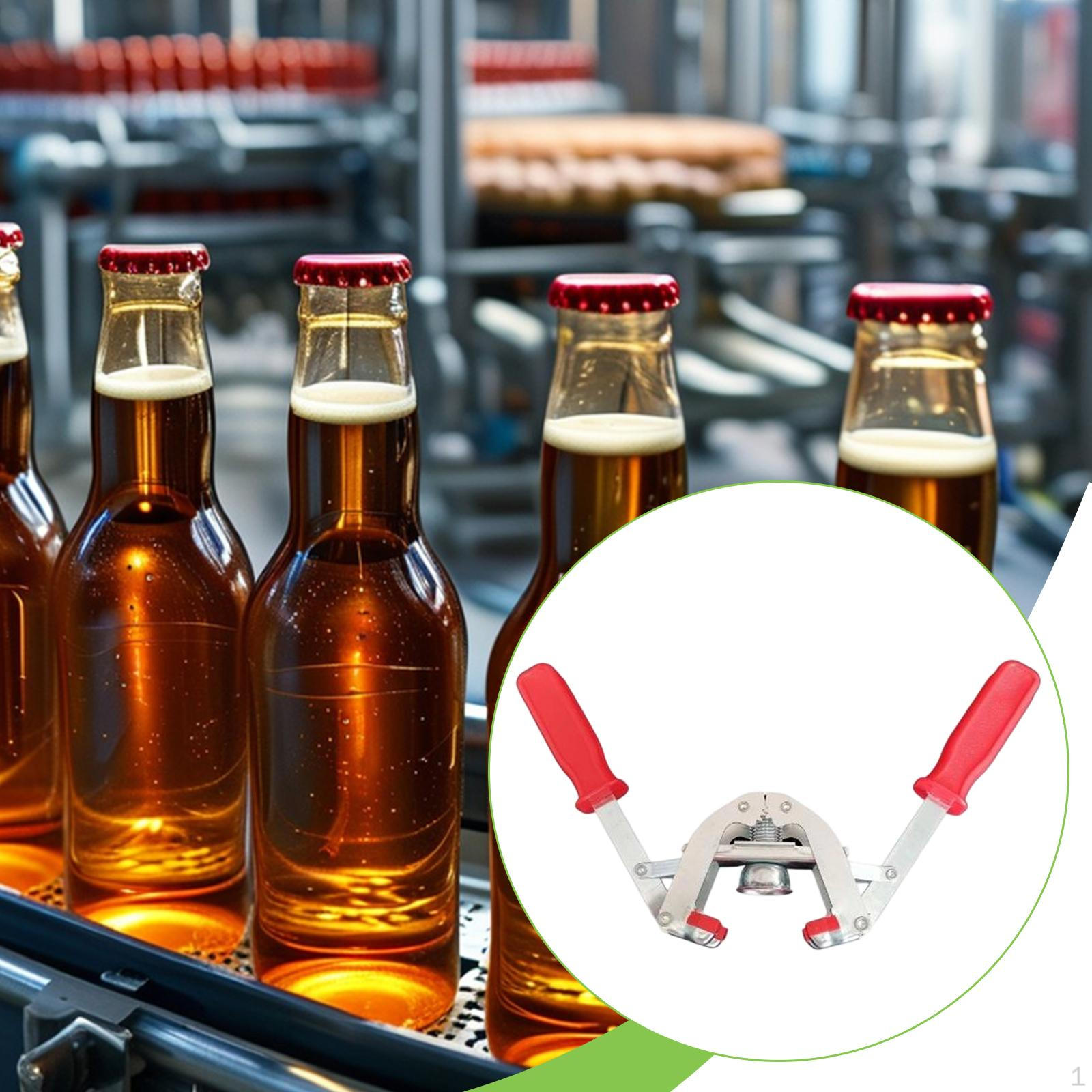 

Ручная укупорка для пивных бутылок, кухонный инструмент, простая в использовании для домашнего пивоварения, многофункциональный аксессуар