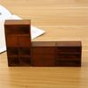 Dollhouses Furniture 1/12 Scale Wooden Display Cabinet Sideboard Model for Miniature Project Decoration and Collectors