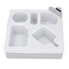 Sofa Cup Holder Tray with Phone Stand Silicone Plastic Couch   Drink Holder for Bed Car Remote Control Snacks and Other Items