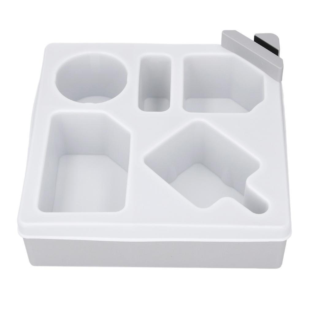 Sofa Cup Holder Tray with Phone Stand Silicone Plastic Couch   Drink Holder for Bed Car Remote Control Snacks and Other Items