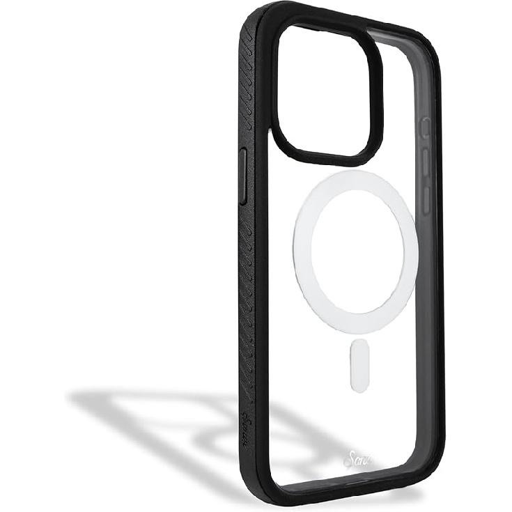 Sonix | Active Series | 15 FT Drop Phone Case for iPhone 15 Pro | Compatible with MagSafe | Clear/Black iPhone 15 Pro
