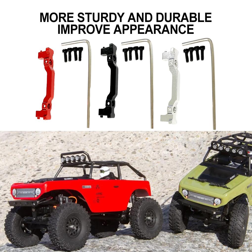 RCGOFOLLOW 1/24 Aluminum Alloy Falling Protector Front Bumper Mount Rc Front Bumper Mount For Axial SCX24 RC Car Part