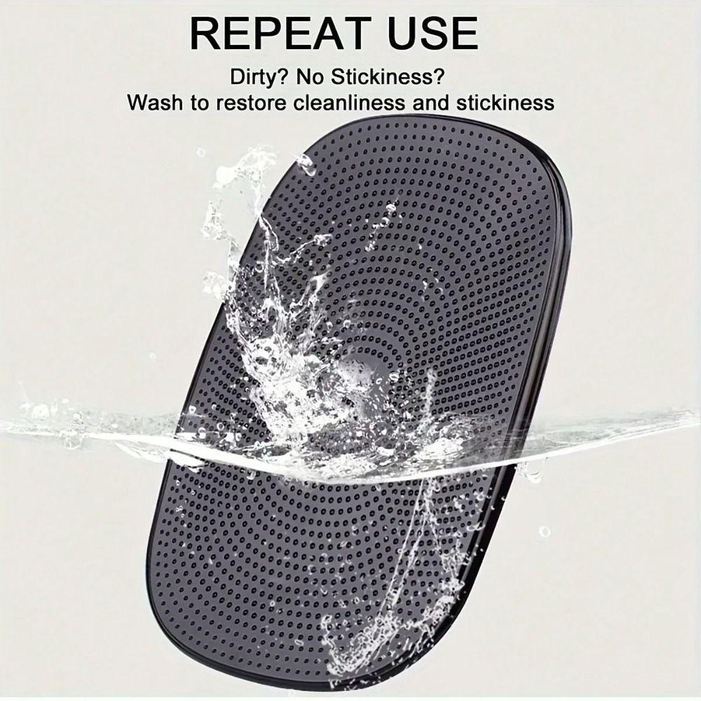 Silikon Skyvesikker Pad Anti-Slip Oppbevaringsmatte Ny Mobiltelefonholder