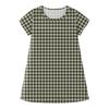 Children's Summer Short-sleeved Casual Fashion Round Neck Dress