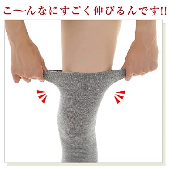Made in Warm and Comfortable and Black Women's Knee-High Socks, Japan, Comfortable, Wrapped,