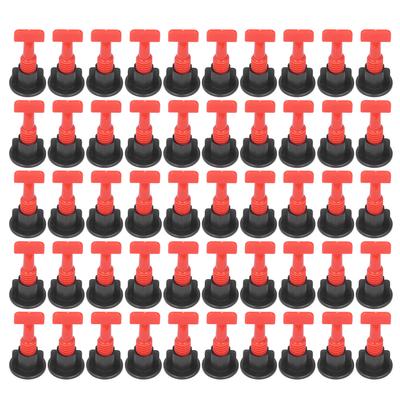 50Pcs Tile Leveling System Leveler Kit Floor Spacer Tool Set with Wrench for Home