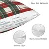 Plaid & Holiday Christmas Pillow Case Morden Pillow Cover Square Graphic Cushion Cover Pillowcases Office Car Home Decorative