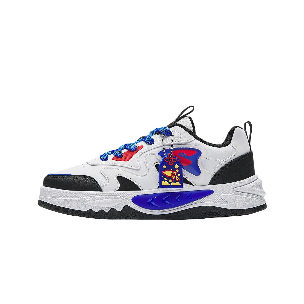 

Anta Модные универсальные удобные мягкие низкие кеды Dolphin Shoes для детей, белые, черные, 312538005-3 40