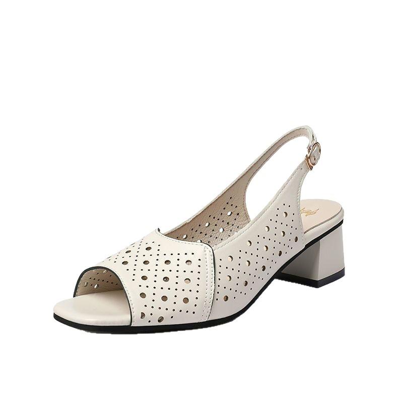 Sandali da Donna a Forma di Pesce con Bocca Aperta - Nuovo Stile - Versatili - Scarpe con Zeppa