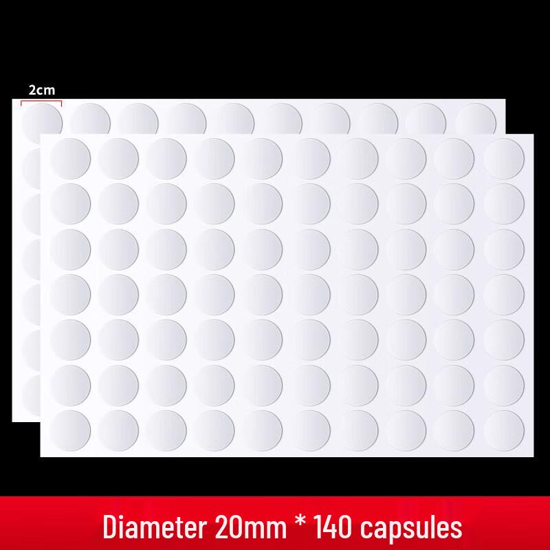 Tianshun No-Trace Round Double-Sided Adhesive Dots