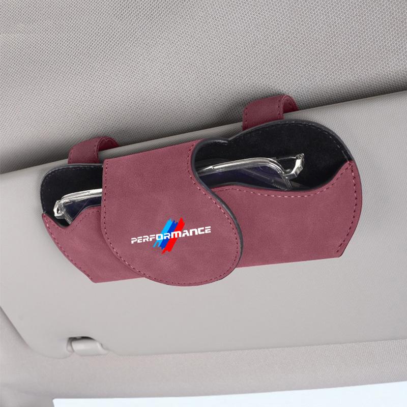 Car Glasses Case Sunglasses Storage Box Clip Accessories For BMW Performance F30 F10 E90 F20 E46 E60 E70 E39 E36 E87 X7 E92 CA4